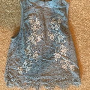 Floral lace top